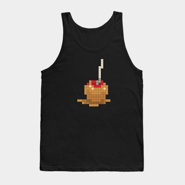 8-Bit Caramel Apple Tank Top by geekywhiteguy